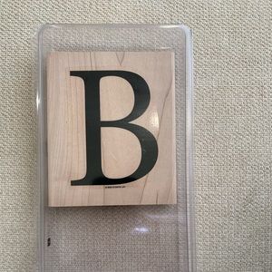 Stampin’ Up Monogram B Stamp